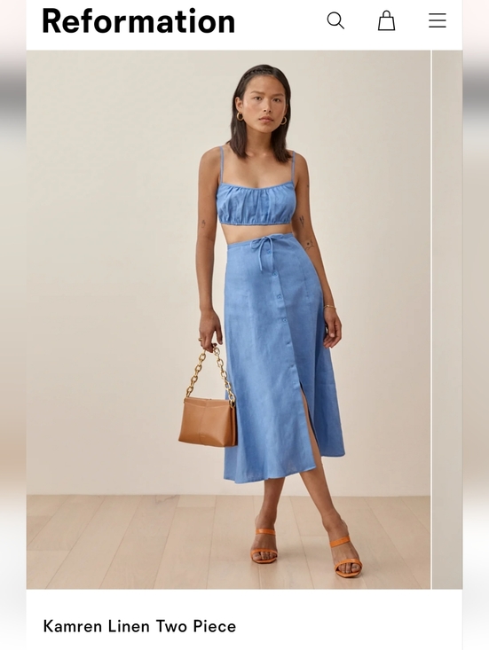 Reformation Dresses & Skirts - Reformation Kamren Linen Two Piece Set